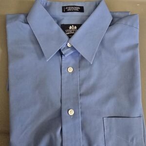 Stafford Men's Classic Blue Dress Shirt